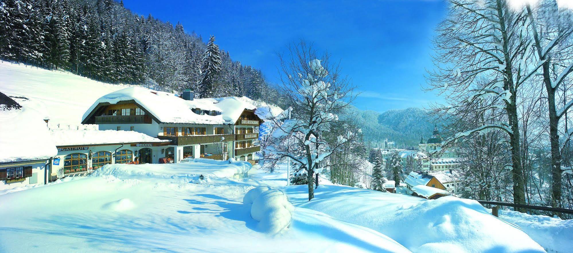 Gasthof Blaue Gams Ettal Buitenkant foto